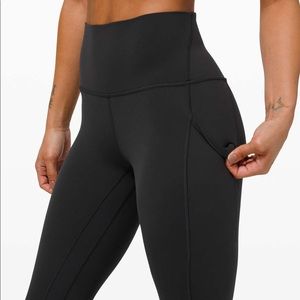 Black Lululemon Speed Up Tight 28” Leggings Size 6